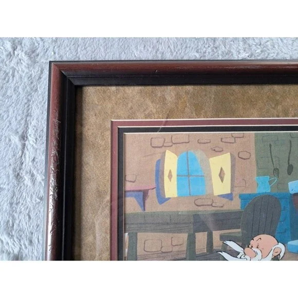 Walt Disney Snow White And The Seven Dwarves Framed Animated Cel (1937) - Picture 5 of 6